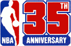NBA LOGO 35 ANIVERSARIO 1980-1981